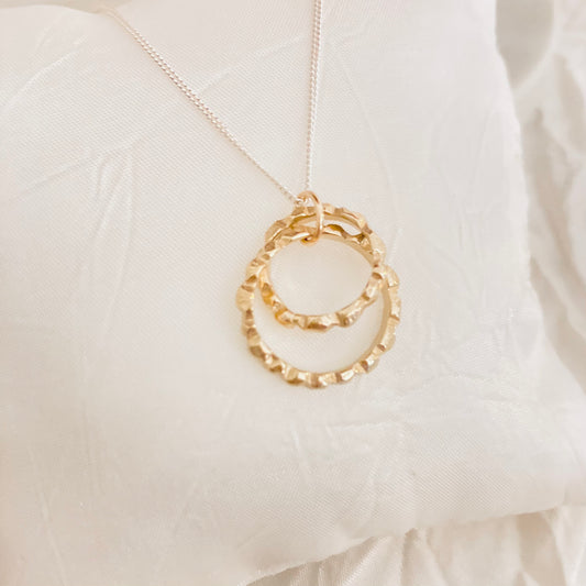 islet rings necklace | mixed metals