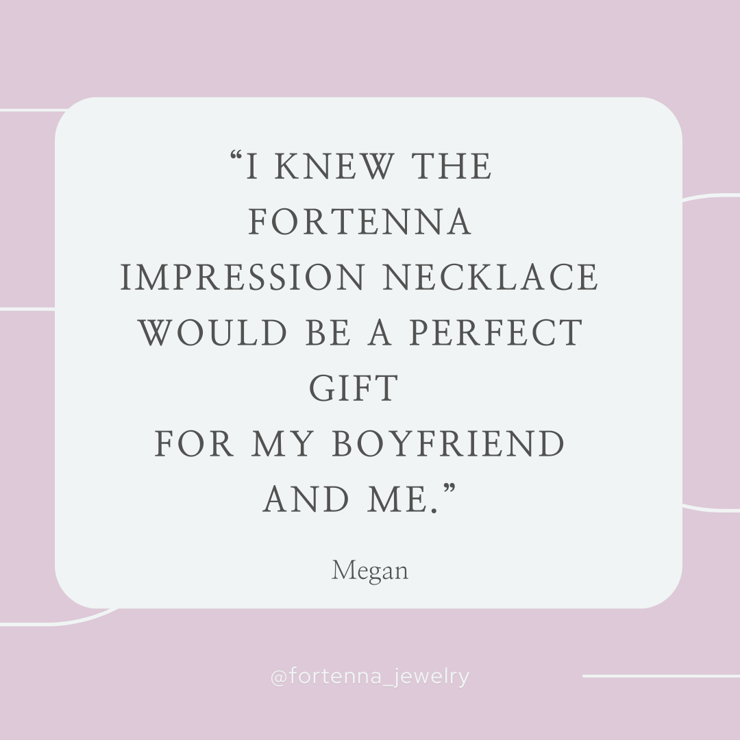 Fingerprint Necklace, Personalized Yellow Gold - ONE Pendant