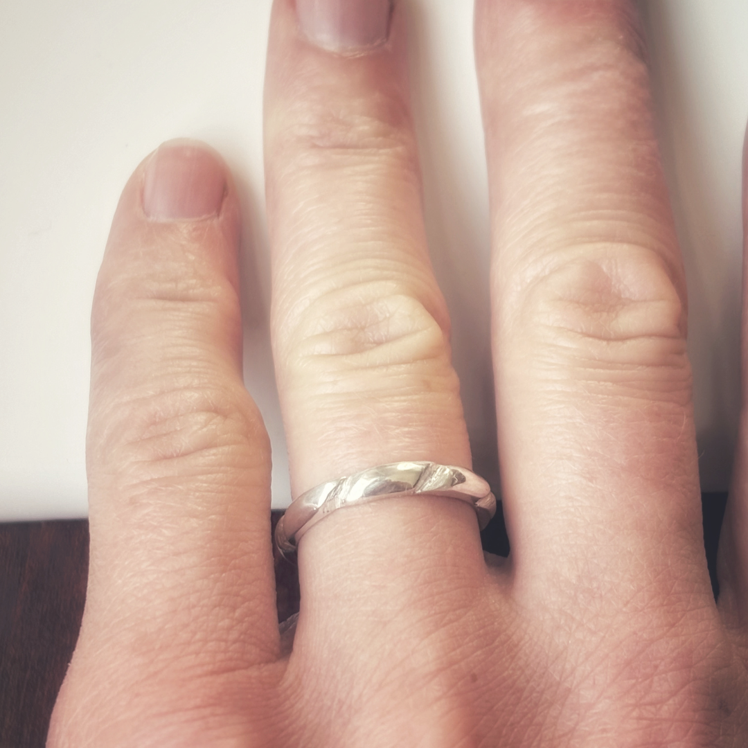 Sterling Silver Woven Band