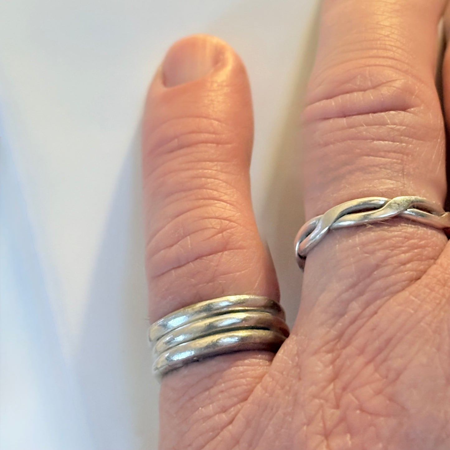 Sterling Silver Strata Band