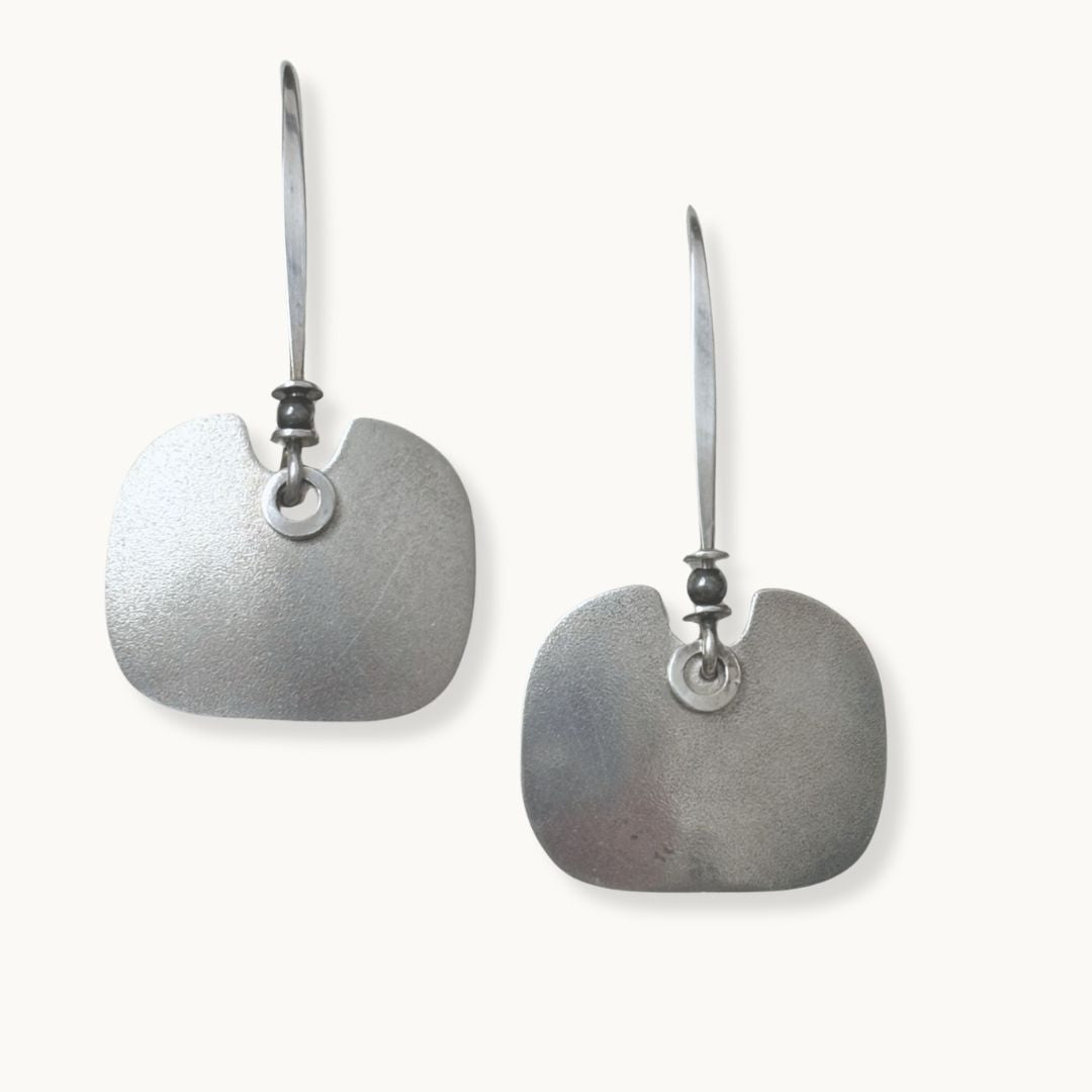 Ed Levin Sterling Silver Drop Earrings
