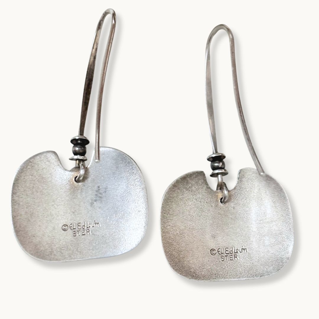 Ed Levin Sterling Silver Drop Earrings