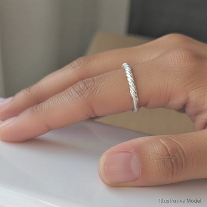 Sterling Silver Embrace Ring