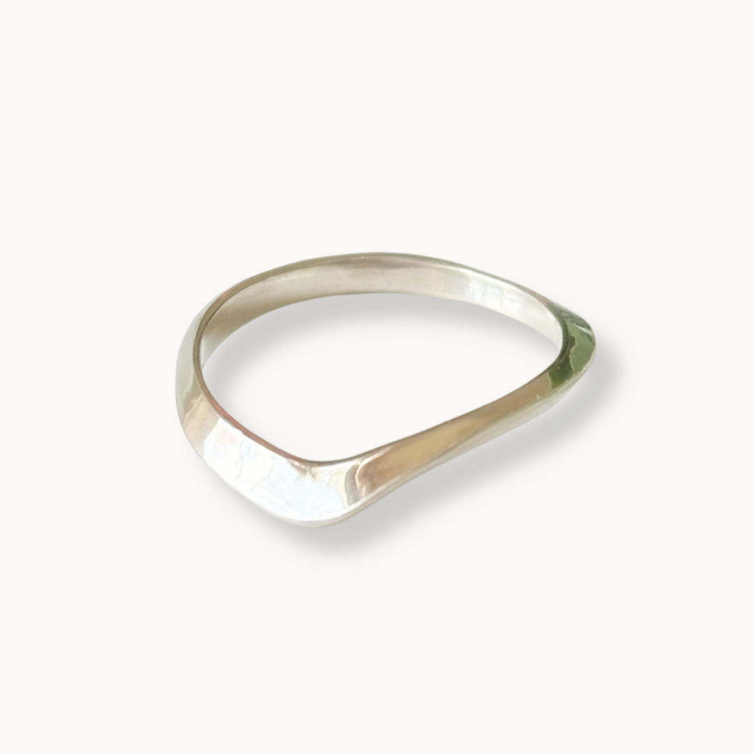 Sterling Silver Crest Ring