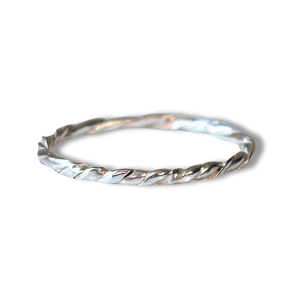 Sterling Silver Triad Ring Set 3-piece