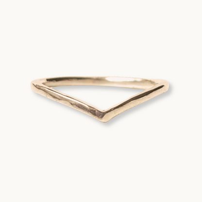 Gold Crescendo Stacking Ring