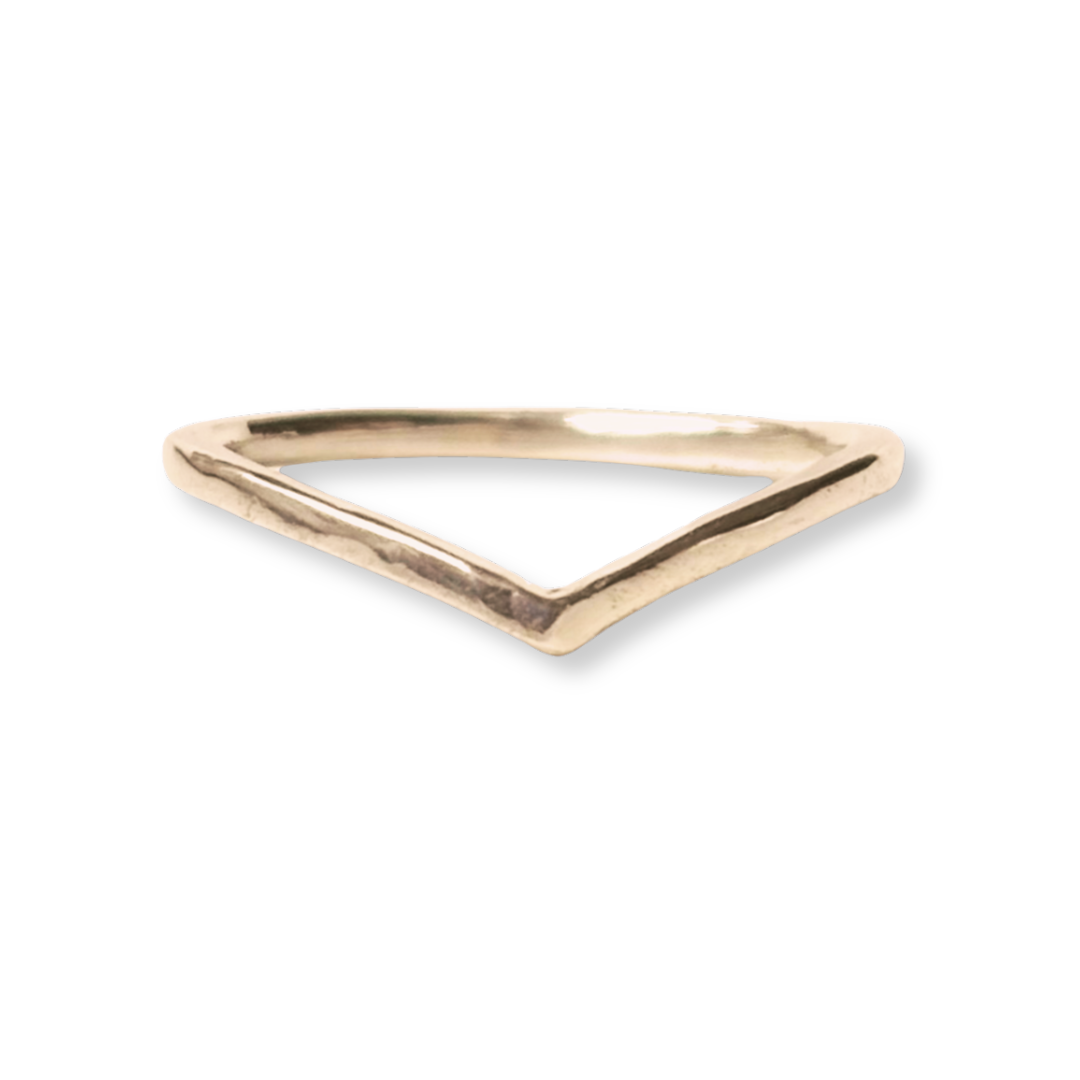 Gold Crescendo Stacking Ring