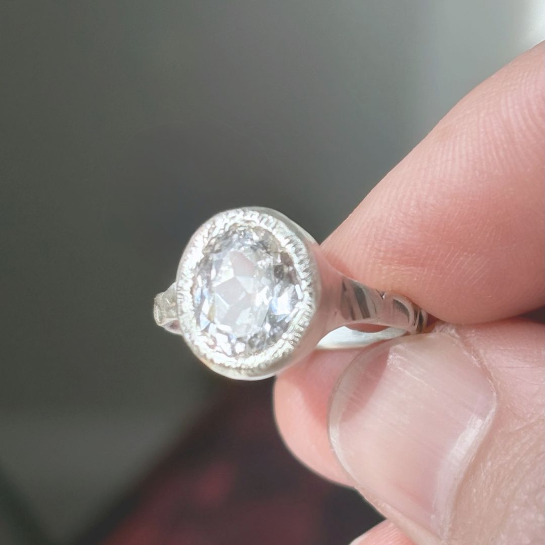 Sterling Silver Eclipse Ring