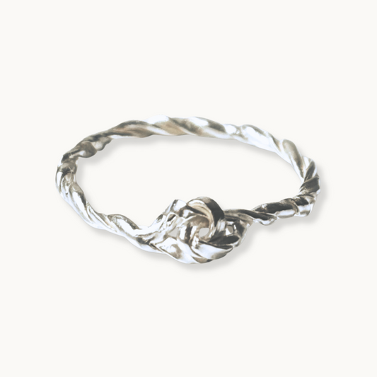 Sterling Silver Coda Knot Stacking Ring
