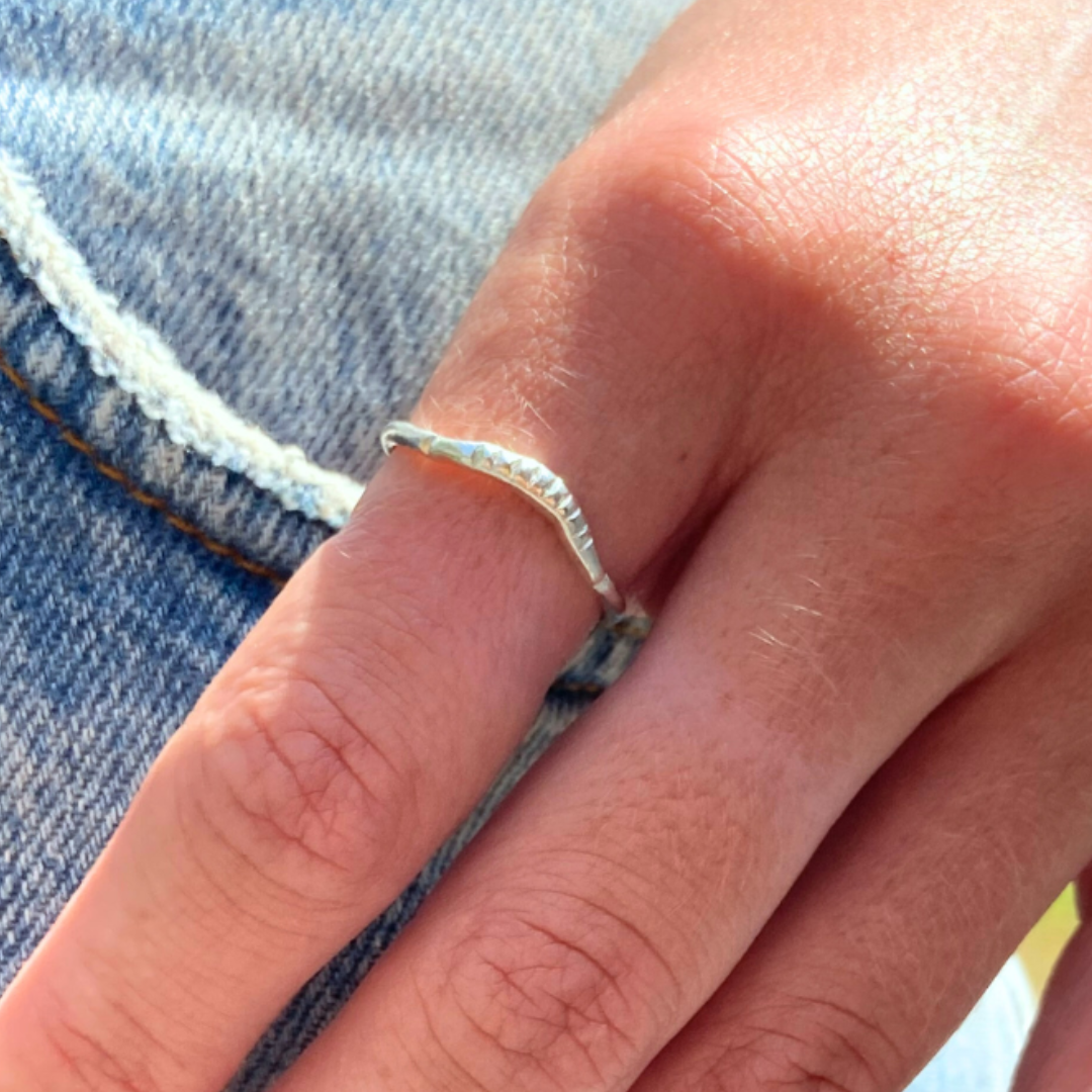 Sterling Silver Delphine Ring