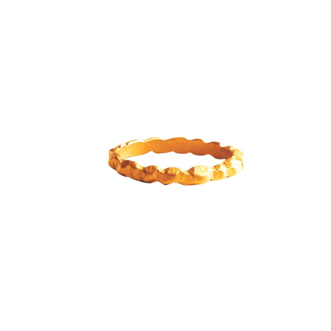 14k or 18k Yellow Gold Islet Ring