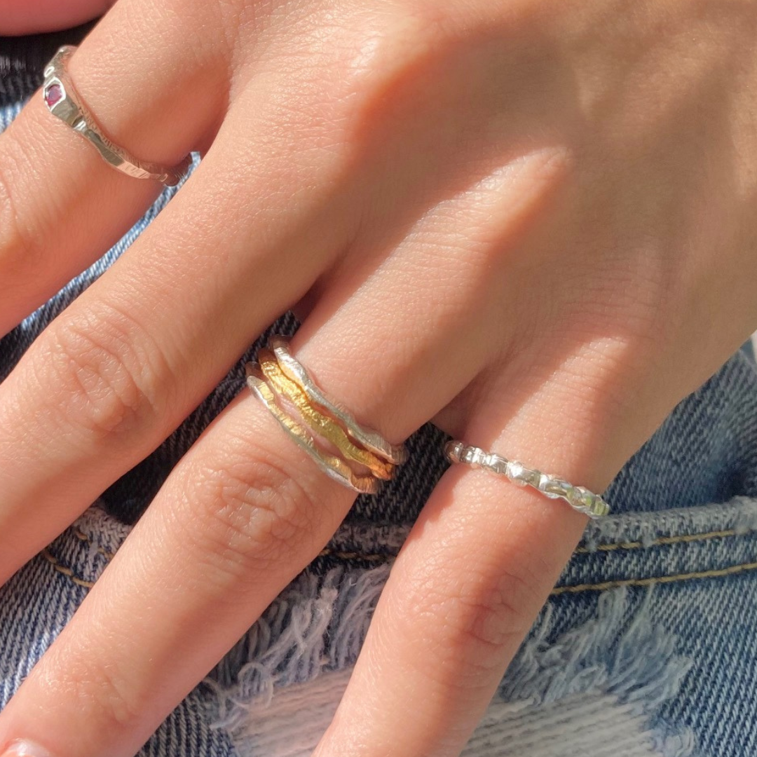 Sterling Silver Islet Ring