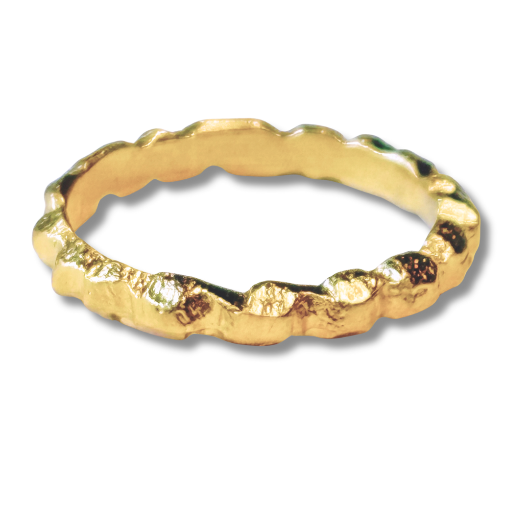 Pinky Ring 18k Yellow Gold Plated