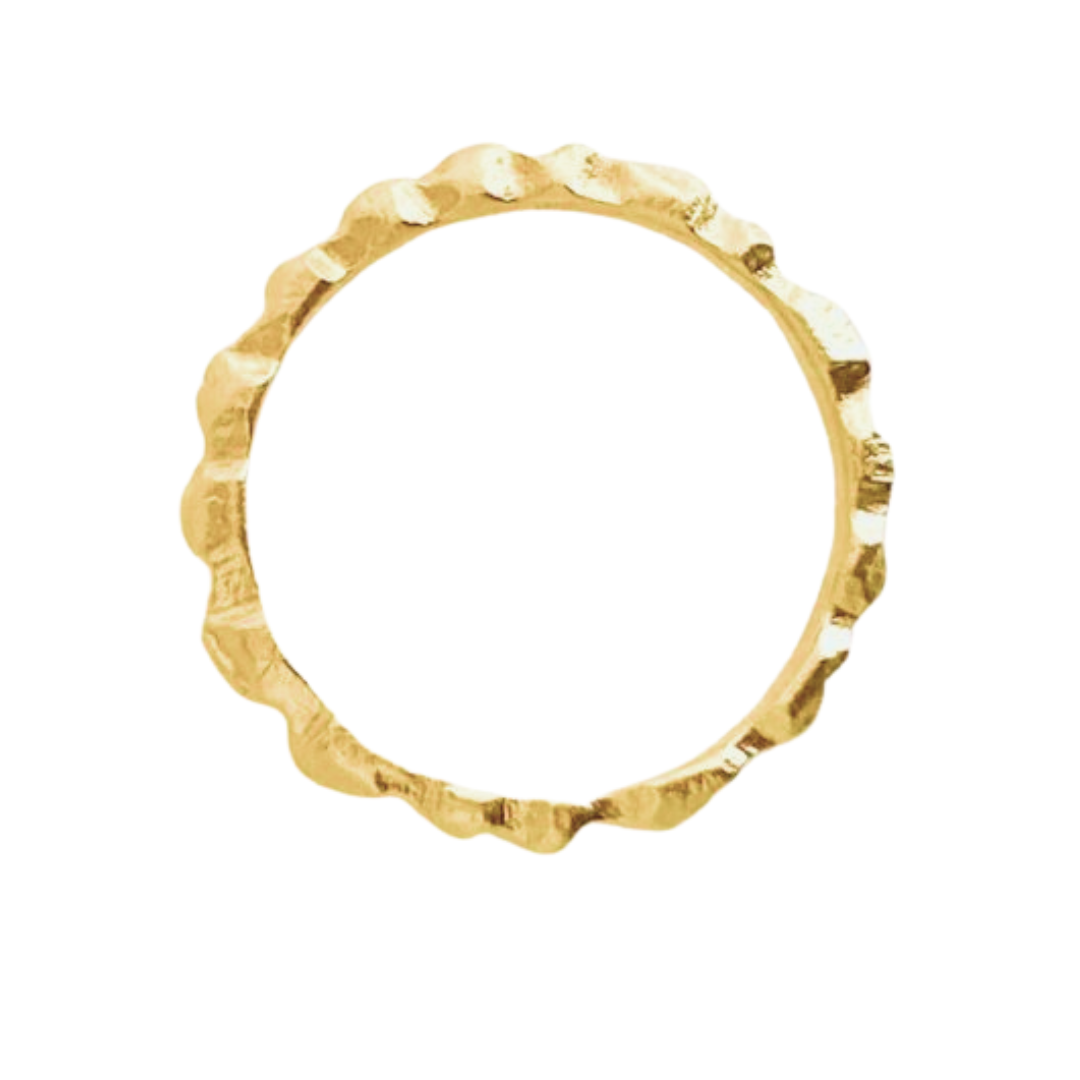 Pinky Ring 18k Yellow Gold Plated