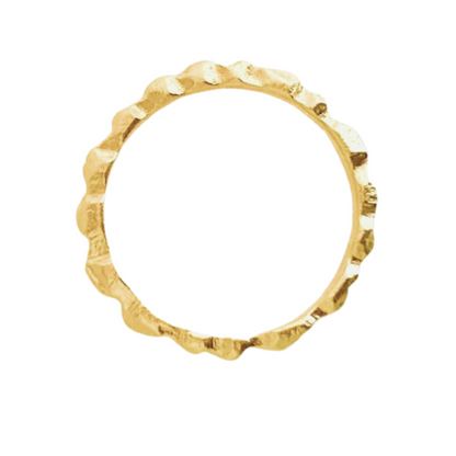Pinky Ring 18k Yellow Gold Plated