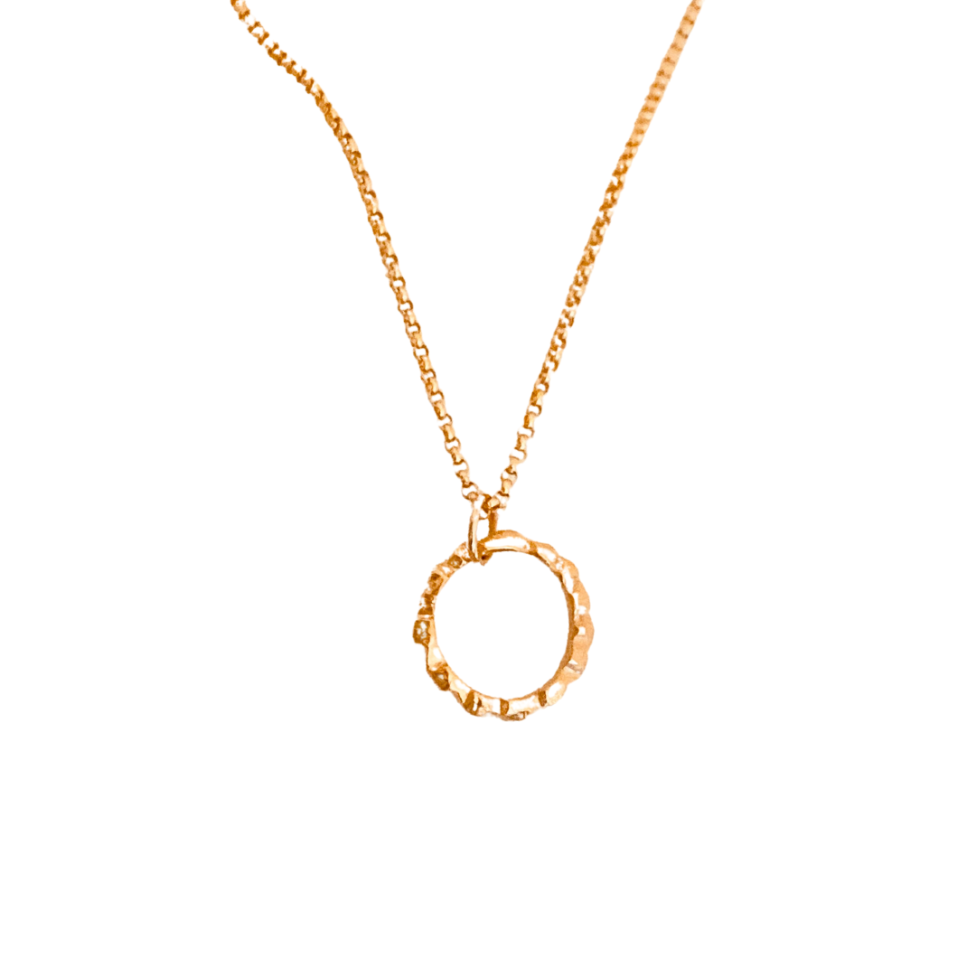 14k Gold Plated Pendant 14k Gold-filled Chain 20-inch