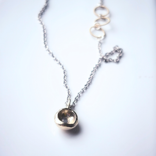Lunar Mist Diamond Necklace