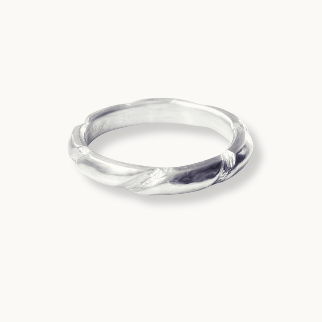 Sterling Silver Woven Band