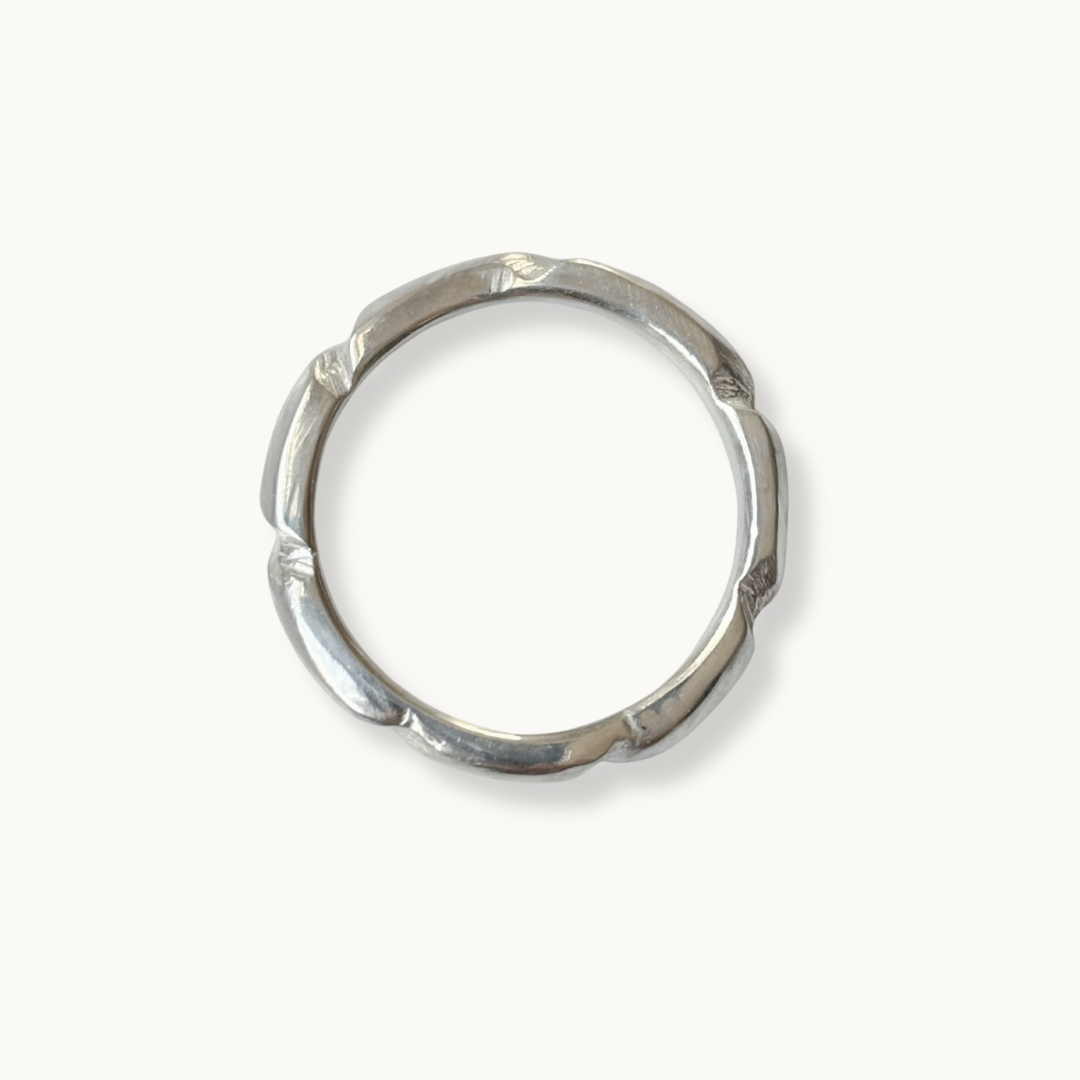 Sterling Silver Woven Band