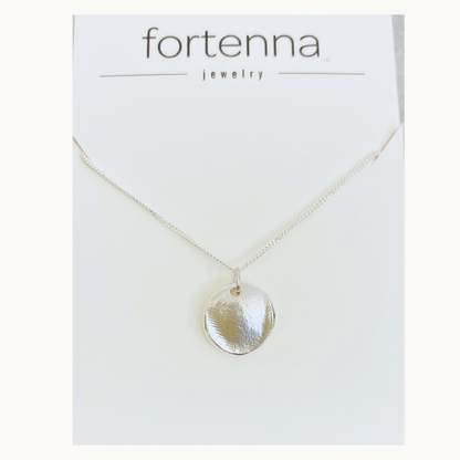 Create your Own Fingerprint Necklace, Personalized Sterling Silver - ONE Pendant, 3 Sizes