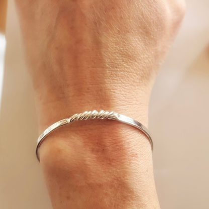 Sterling Silver Embrace Cuff