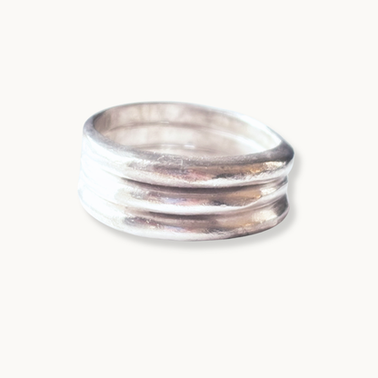 Sterling Silver Strata Band