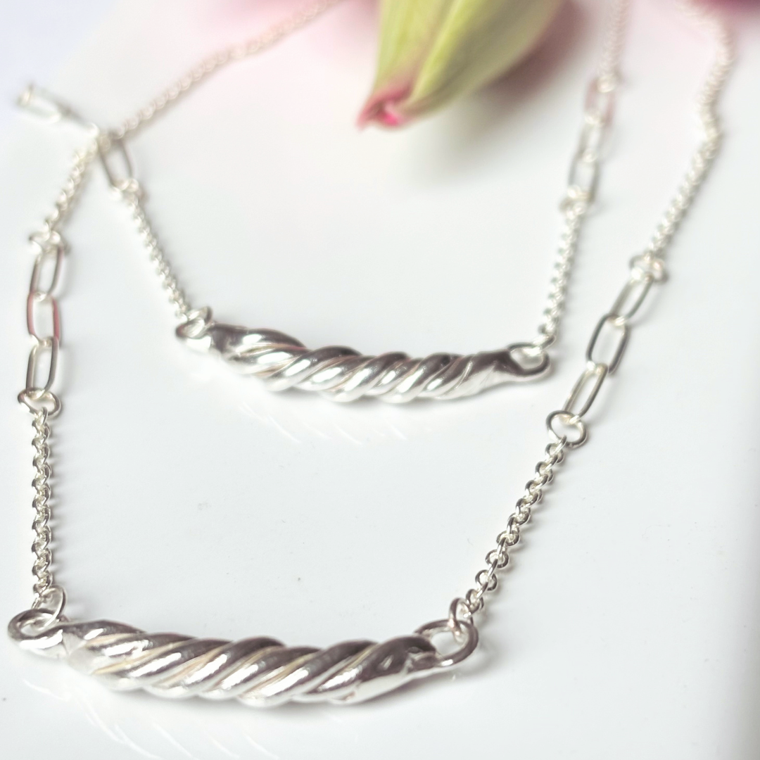 Sterling Silver Embrace Necklace